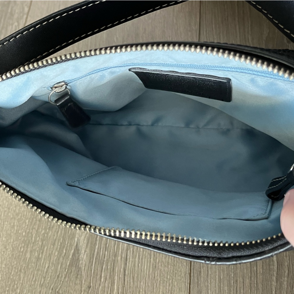 EUC Coach Black Hobo Bag Circa 2012 and Coach Love Large Wristlet Circa 2019 - Picture 15 of 16